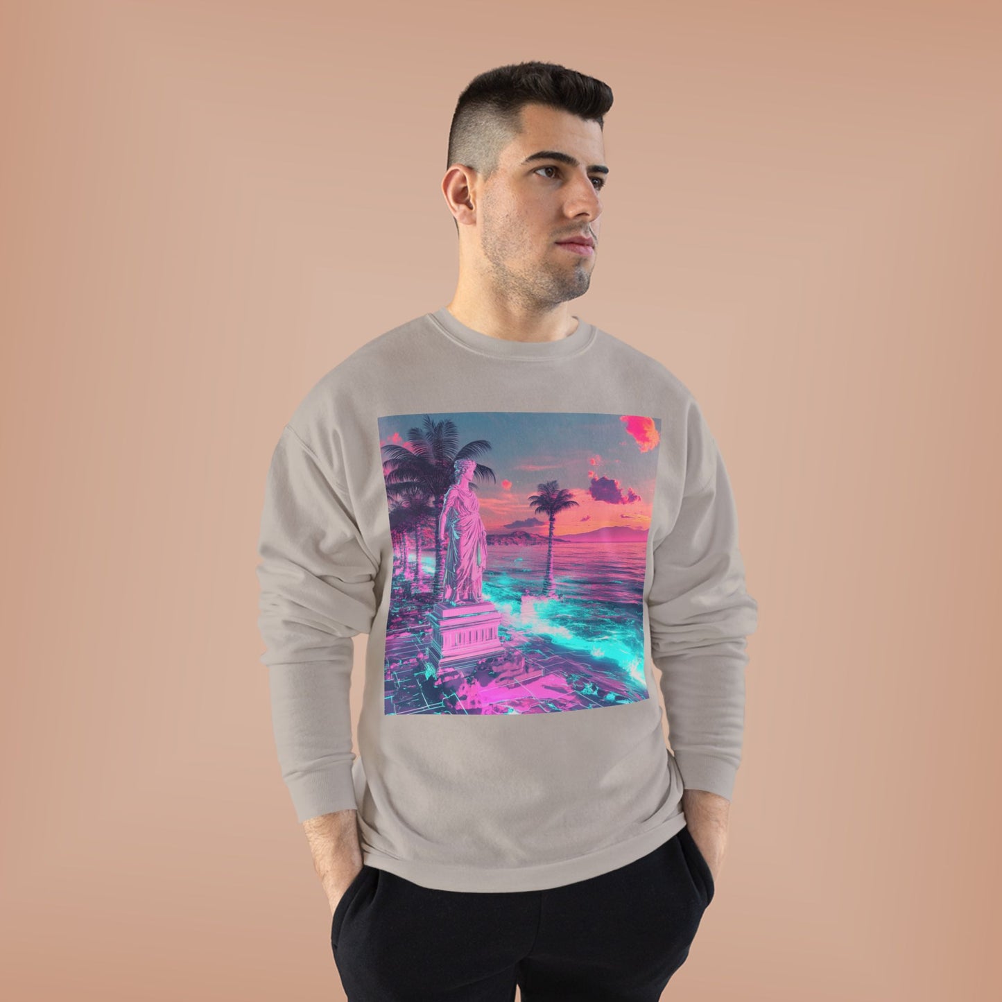 Unisex EcoSmart® Crewneck Sweatshirt – Beach Dreams